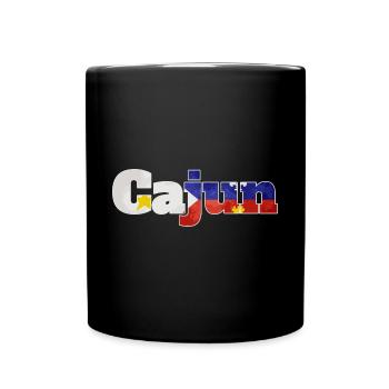 Cajun Pride Louisiane Racines Patriotique - Mug uni - noir - Devant