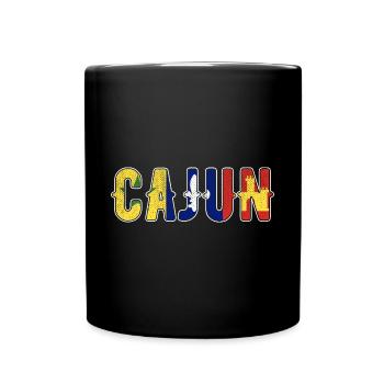 Cajun Pride Louisiane Racines Patriotique - Mug uni - noir - Devant