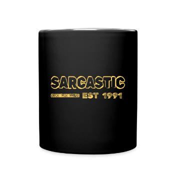 1991 - Tasse einfarbig - Schwarz - Vorne
