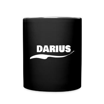Prénom Darius - Mug uni - noir - Devant