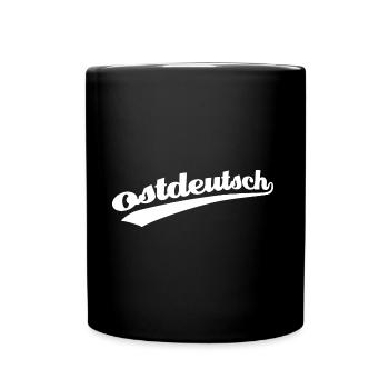 Badge de la RDA est-allemande - Mug uni - noir - Devant