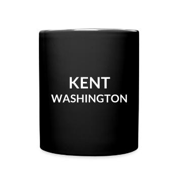 Kent Washington USA - Tasse einfarbig - Schwarz - Vorne