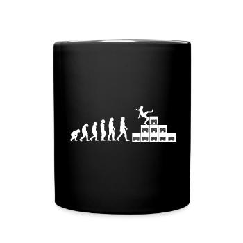 Milk Crate Challenge: Evolution from White - Full Colour Mug - black - Front