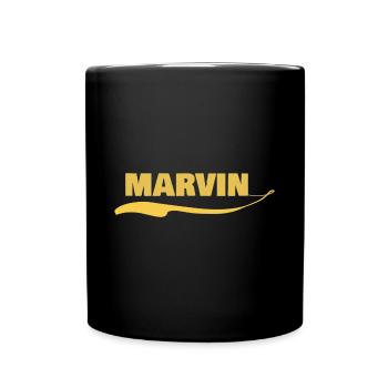 Geschenk für marvin - Tasse einfarbig - Schwarz - Vorne