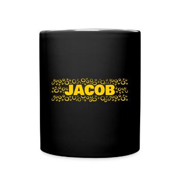 Jacob comme prénom - Mug uni - noir - Devant