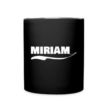 Prénom Miriam - Mug uni - noir - Devant