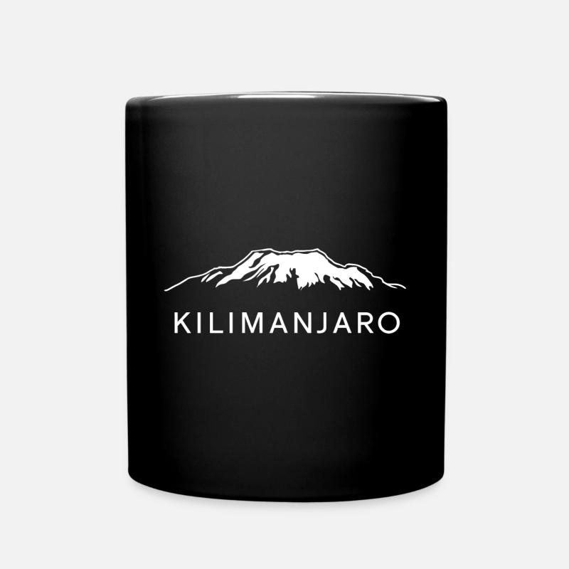 Kilimandscharo Geschenk - Tasse einfarbig - Schwarz