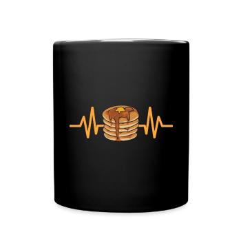Pancake Breakfast Pancakes - Full Colour Mug - black - Front