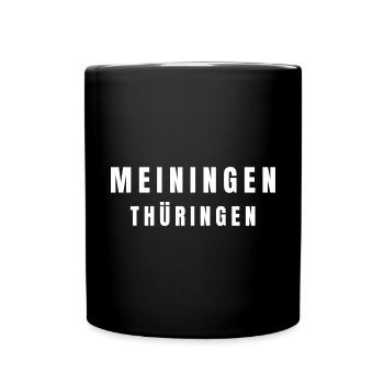Meiningen, Thuringe - Mug uni - noir - Devant