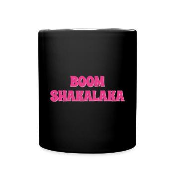 90er Jahre 90s Retro Geschenk - Tasse einfarbig - Schwarz - Vorne