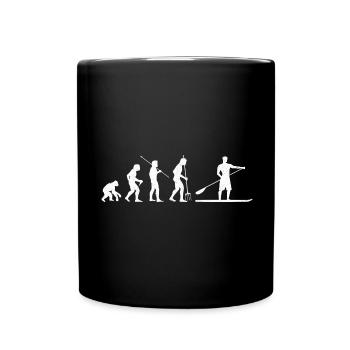 SUP Evolution Stand Up Paddle SUP Men - Full Colour Mug - black - Front
