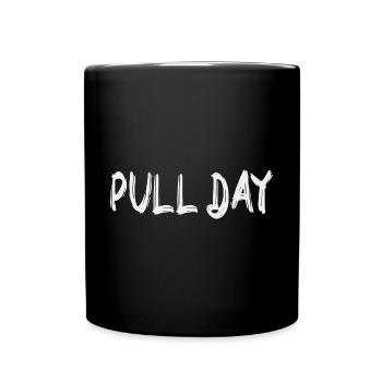 Pull day - Full Colour Mug - black - Front