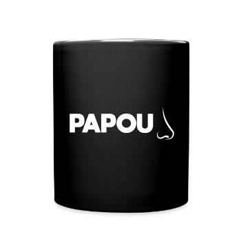 Papounet Humour Papa Drôle - Mug uni - noir - Devant