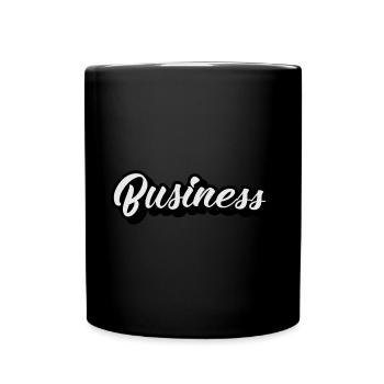 influenceur d’affaires argent chef d’entreprise chef - Mug uni - noir - Devant