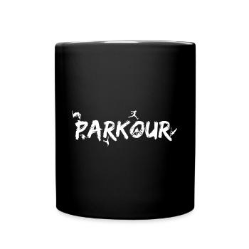 Sports Extrêmes Parkour Traceur - Mug uni - noir - Devant