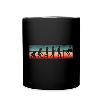 Saut en hauteur Jumper Athlétisme Évolution - Mug uni - noir - Devant