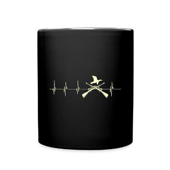 Geschenkidee für die Wasservogeljagd - Tasse einfarbig - Schwarz - Vorne