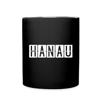 Hanau Airport Sign - Full Colour Mug - black - Front