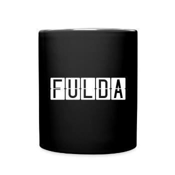 Fulda Airport Sign - Full Colour Mug - black - Front