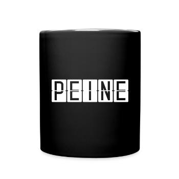 Panneau de l’aéroport de Peine - Mug uni - noir - Devant