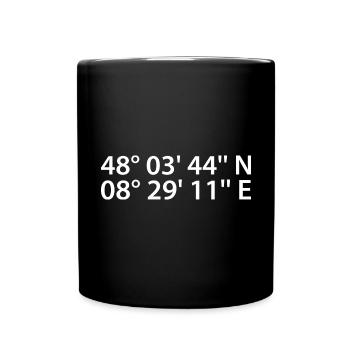 Coordonnées de Villingen-Schwenningen - Mug uni - noir - Devant