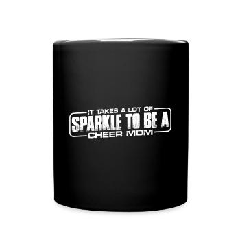 Il faut beaucoup d’éclat pour être une maman de joie 4 - Mug uni - noir - Devant