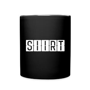 Panneau de l’aéroport de Siirt - Mug uni - noir - Devant