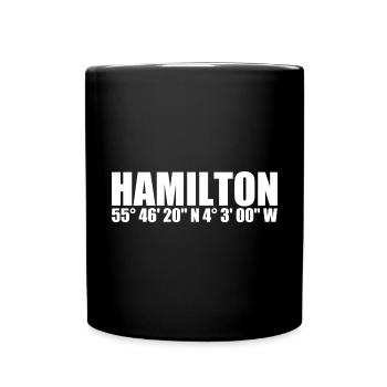 Coordonnées de Hamilton - Mug uni - noir - Devant
