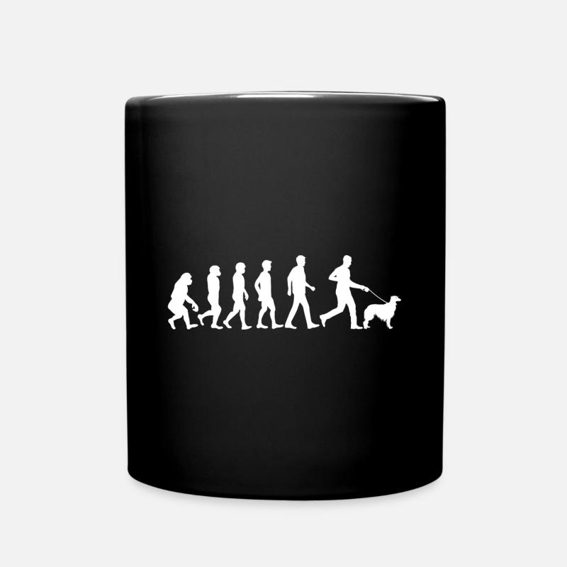 Silken Windhound Hund Evolution Hundebesitzer - Tasse einfarbig - Schwarz