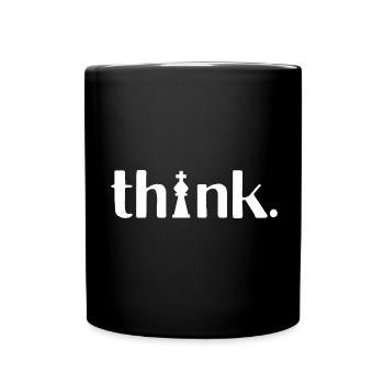 Chess gift idea for chess players Checkmate - Full Colour Mug - black - Front