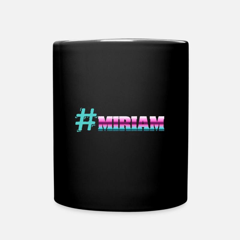 Miriam - Tasse einfarbig - Schwarz