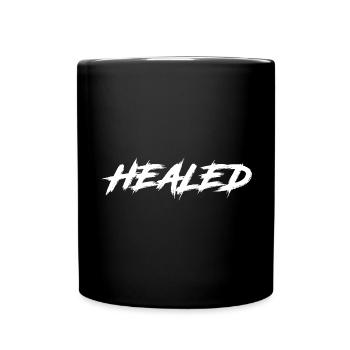 HEALED - I am healed - Full Colour Mug - black - Front
