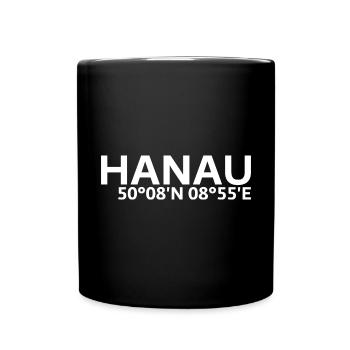 Hanau coordinates - Full Colour Mug - black - Front