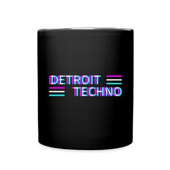 Detroit Techno Rave Festival Electro Raver - Full Colour Mug - black - Front