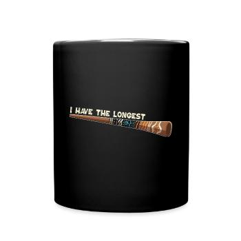 I Have The Longest Didgeridoo - Tasse einfarbig - Schwarz - Vorne