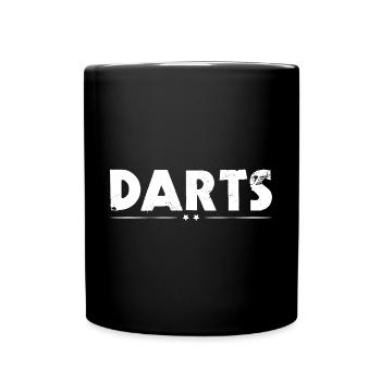 Darts Darts Player - Full Colour Mug - black - Front
