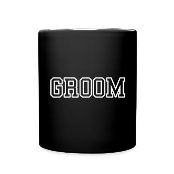 Groom Cool Matching Couple Wedding Party Mariage - Mug uni - noir - Devant
