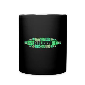 Geschenk für Aileen - Tasse einfarbig - Schwarz - Vorne