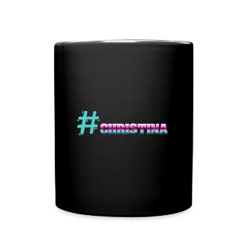 Cool Christina - Mug uni - noir - Devant