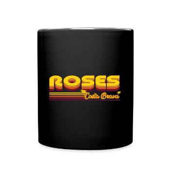 Roses Costa Brava Spanien Design - Tasse einfarbig - Schwarz - Vorne