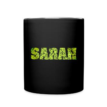 Sarah Sarah - Tasse einfarbig - Schwarz - Vorne