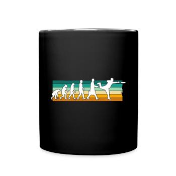 Disc Golf Disc Golfer Evolution Sport - Tasse einfarbig - Schwarz - Vorne