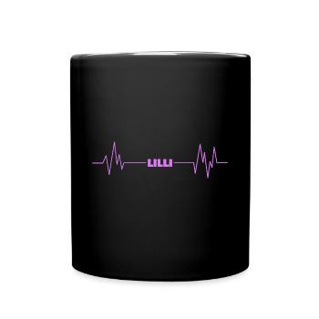 First name Lilli - Full Colour Mug - black - Front