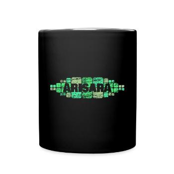 Geschenk für Arisara - Tasse einfarbig - Schwarz - Vorne