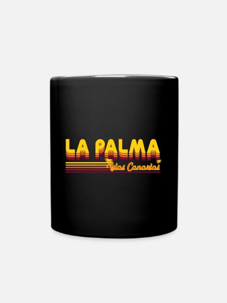 Île de La Palma des îles Canaries - Mug uni - noir