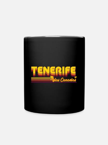 Teneriffa Traumurlaubs Design für den Kanaren Fan - Tasse einfarbig - Schwarz
