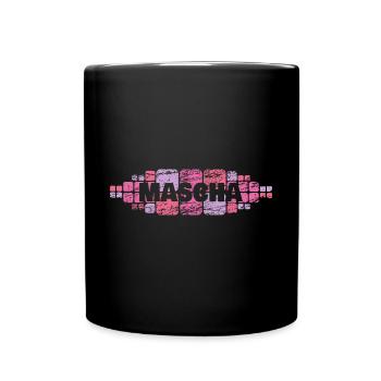 Mutti Mascha - Tasse einfarbig - Schwarz - Vorne