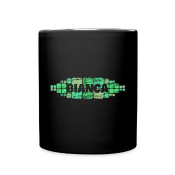Geschenk für Bianca - Tasse einfarbig - Schwarz - Vorne