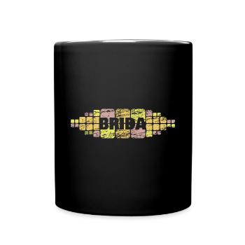 Brida als Mutti - Tasse einfarbig - Schwarz - Vorne