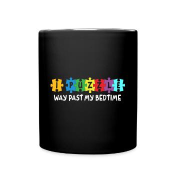 Je suis perplexe bien au-delà de l’heure du coucher - Mug uni - noir - Devant